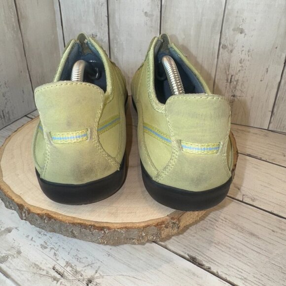 Clarks Mens Casual Cloud Stepper Nubuck Slip On Loafer Shoes Sz 7W Green - Picture 7 of 7